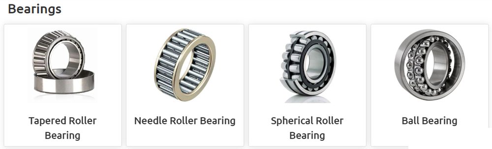 Bearings & Transmission: items we supply